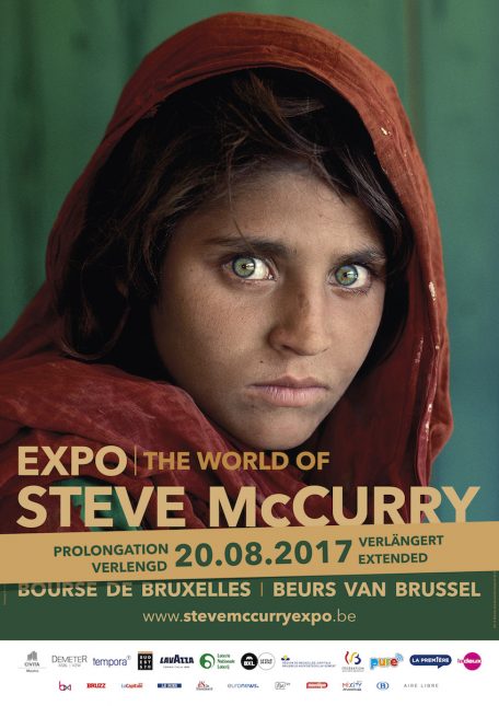 poster mccurry bruxelles exhibition