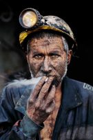 Smoking Coal Miner