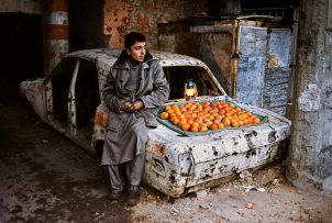 Orange seller in Kabul