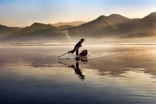 Fisherman on the Intha Lake