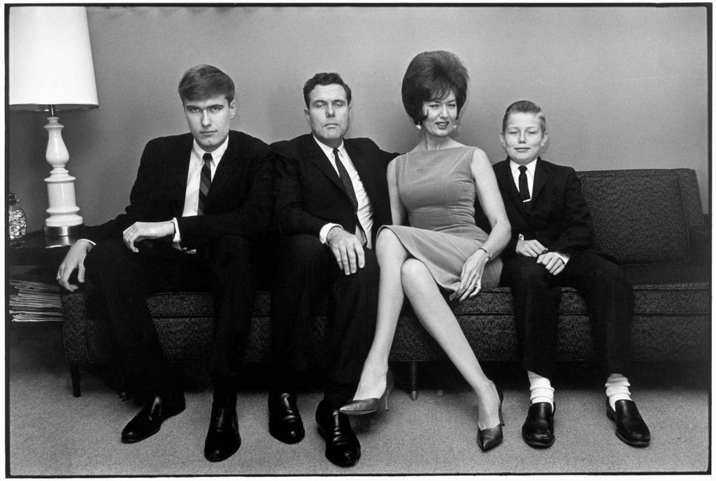 american family in Sixties on the sofa