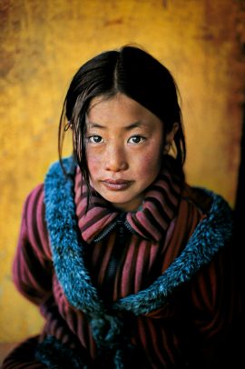Tibetan Girl in a new Coat