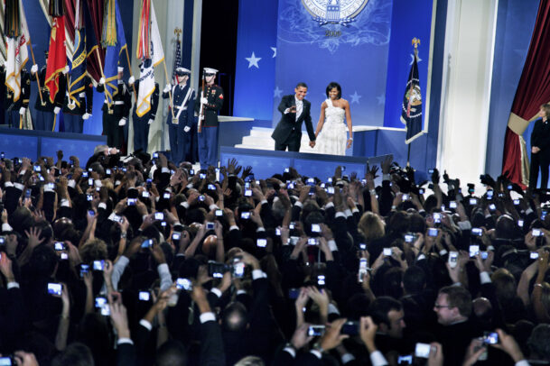 President Barack OBAMA and First Lady Michelle at the Home States Inaugural Ball